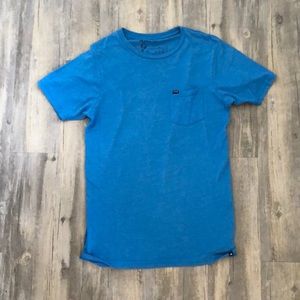 M, Blue, Hurley shirt with front pocket.